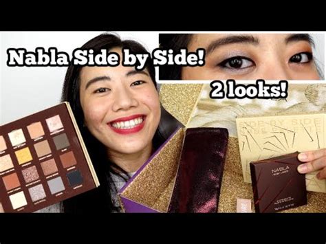 NABLA Side By Side Nude Palette Swatches 2 Looks Trendmood X Nabla