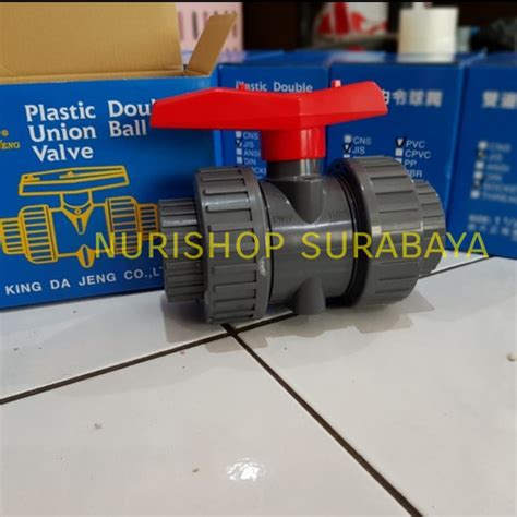 Jual Ball Valve Water Mur Kdj Stop Kran Water Mur Pvc