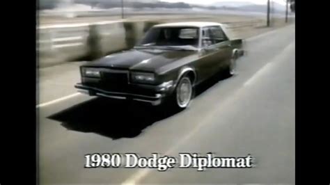 Dodge Diplomat Car Commercial Youtube