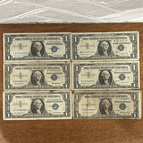 Blazing Auctions Blue Seal Bill Silver