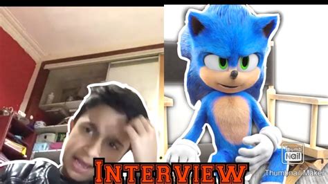 Sonic The Hedgehog Interview YouTube