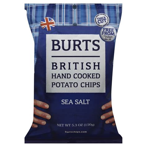 Burt S Potato Chips Sea Salt Oz Pack Of Walmart