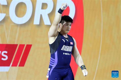 Chinas Liu Huanhua Refreshes Mens 102kg World Records At Iwf World