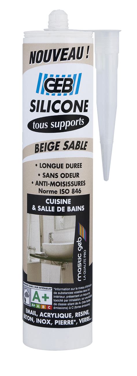 Silicone Geb Tous Supports Beige Sable Ml Leroy Merlin