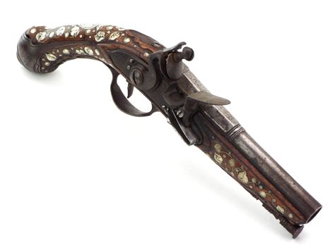 At Auction Exquisite 18th C German Flintlock Pistol