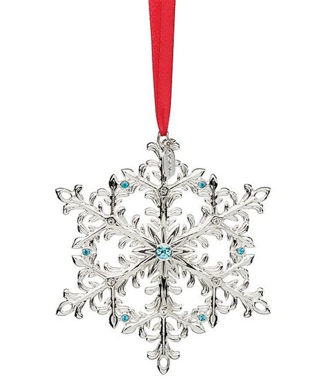 Lenox 2023 Snowflake Majesty Metal Ornament Dillards