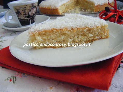 Torta Cioccolato Bianco E Cocco Pasticciando Con Rosy