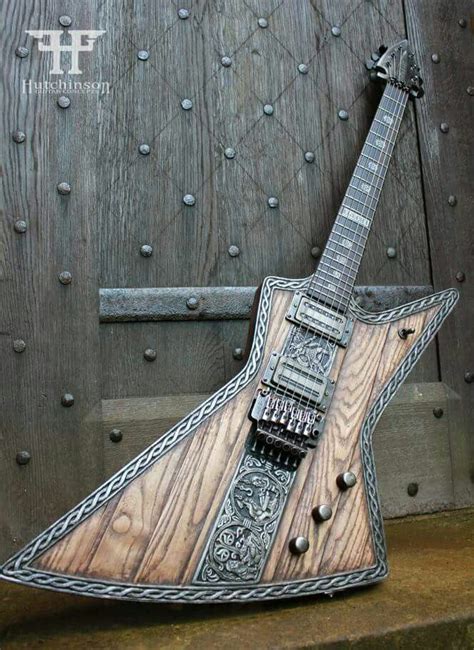 The Viking Explorer By Hutchinson Guitar Custom Electric Guitars Guitar Design Beautiful Guitars