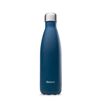 Bouteille isotherme Qwetch Matt 500 ml Bleu marine Matériels de