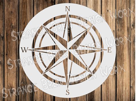 Compass Rose Svg Nautical Compass Svg Compass Svg Cut Table Design Svg Dxf Png Use With