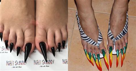 10 Extraordinarily Long Toenails You Won't Believe They're Actually A ...