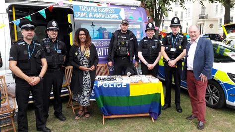 Police Fly The Flag Against Homophobia