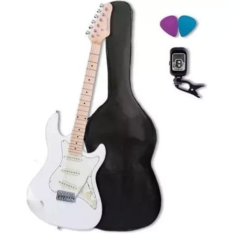 Kit Completo Guitarra Stratocaster Strinberg Sts100 Branco