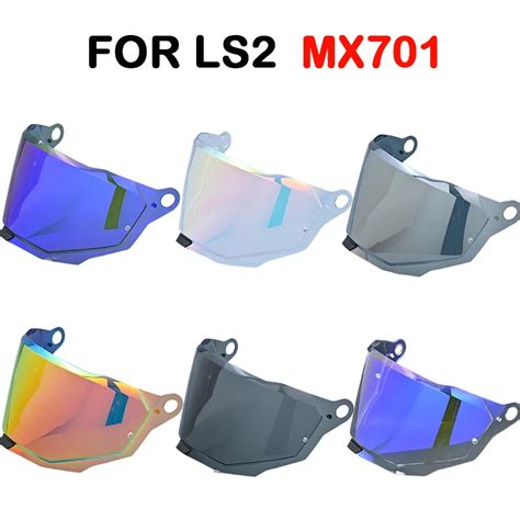 Ls Mx Off Road Motocicleta Capacete Substitui O Viseiras Lente