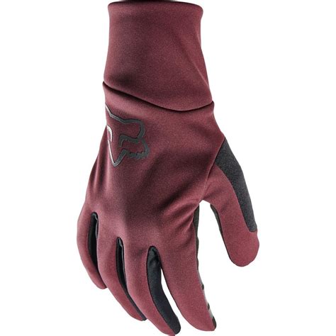 Fox Girls Mtb Gloves Ranger Fire Dark Maroon Maciag Offroad