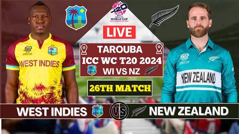 West Indies Vs New Zealand 26tht20 Match Live Scores Wi Vs Nz Live