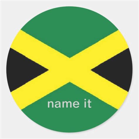 Jamaican Flag Stickers | Zazzle CA