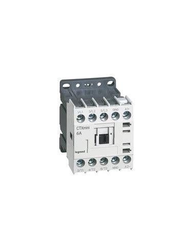 CTX MINI CONTACTEUR 3 POSTES 6A 1NO 24VDC LEGRAND 417001