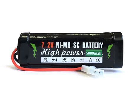 Ni-Mh аккумулятор 7.2 V, 5000 mAh для радиоуправляемых моделей — R-5000 ...