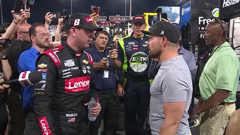 Ricky Stenhouse Jr Punches Kyle Busch PIX11