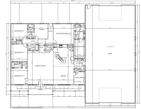 4 Bedroom Barndominium House Plans – Barndominium Plans