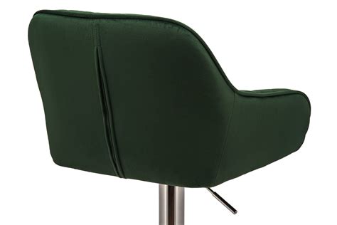 Bergamo Dark Green Velvet Bar Stool Barstool Ie