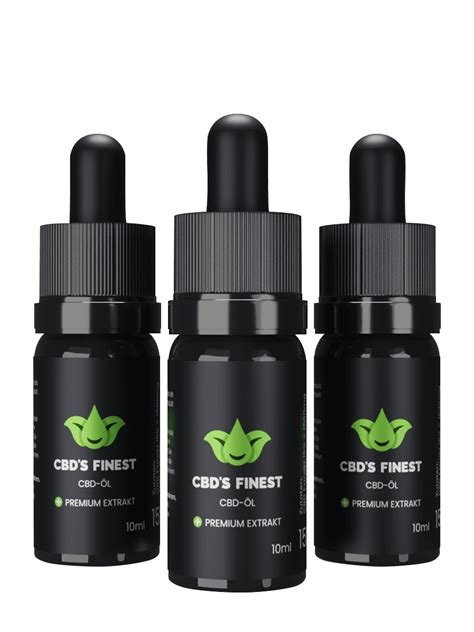 3 x CBD Öl 15 10 ml CBDs Finest