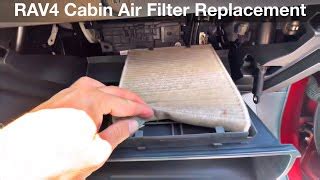 How To Remove Cabin Air Filter On Toyota Rav