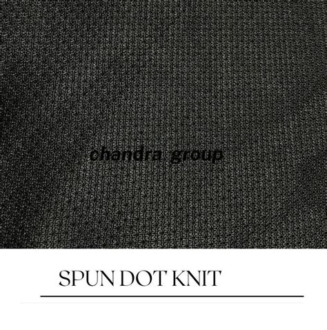 Multicolor Polyester Spun Dot Knitted Fabric For T Shirt Gsm Gsm