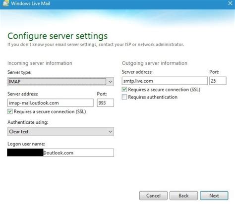 How To Configure Windows Live Mail For Outlook On Windows 10