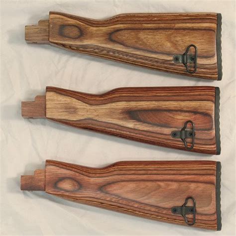 Timbersmith Ak 47 Wooden Stock Set Brown Laminate And Also How To