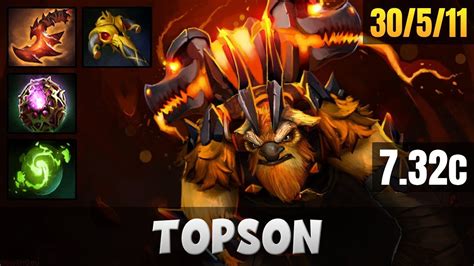 Topson Earthshaker Mid Lane With Kills Dota Pro Gameplay Youtube