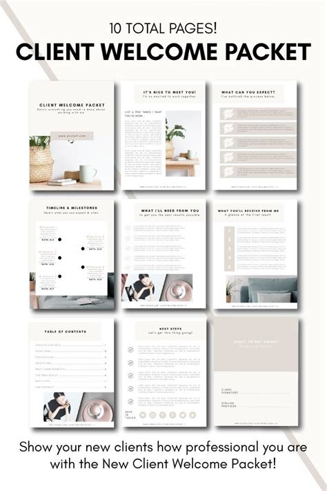 Client Welcome Packet Client Onboarding Packet New Client Etsy Client Welcome Packet