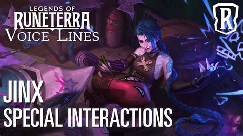 Jinx Special Interactions Legends Of Runeterra Youtube