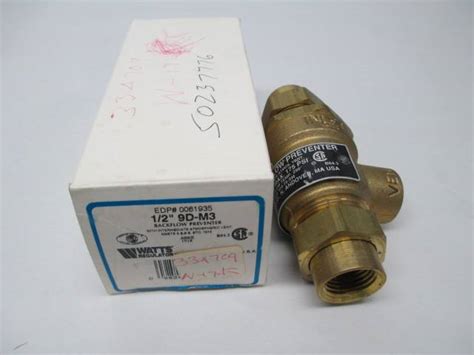 Watts 0061935 9d M3 12in Backflow Preventer Replacement Part D291591