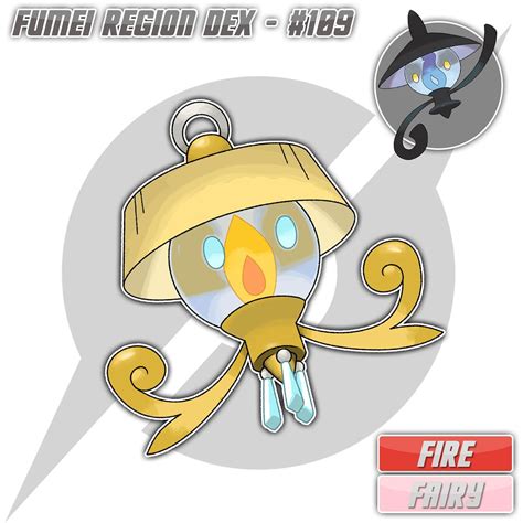 Fumeian Lampent, the Lamp Pokemon [Fire/Fairy] Fumeian Litwick --Lv 41 ...