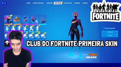 Fortnite Primeira Skin Do Club Fortnite Youtube