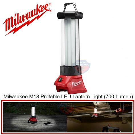 milwaukee  protable led lantern light mll   lumen bare tool