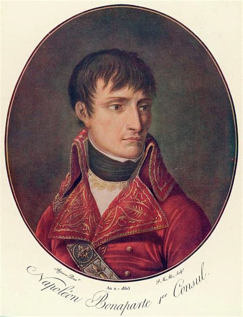 Napoleon I As First Consul 1803 Drawing By Mary Evans Picture Library