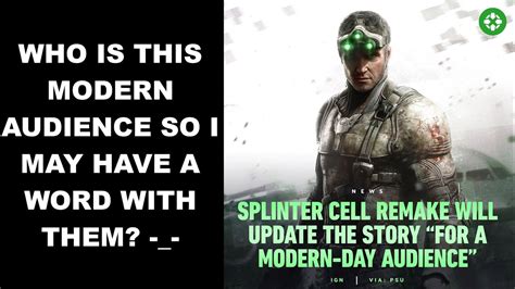 New Splinter Cell Game Will Cater To The Mythical Modern Audience Youtube