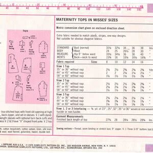 70s Maternity Smock Top Pattern Simplicity 7273 Size 14 Or 16 Bust 36