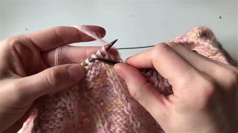 Tutorial How To Knit Fishbone Stitch Pattern Easy And Fast Youtube