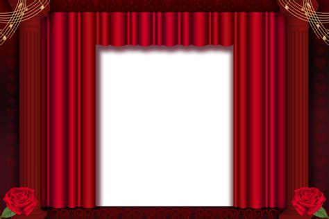 Red Curtains Transparent PNG Frame | Gallery Yopriceville - High-Quality Free Images and ...