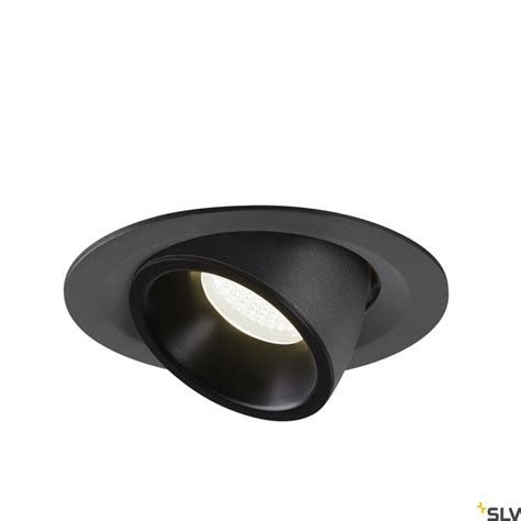 Shop SLV NUMINOS GIMBLE M Black Recessed Ceiling Light 4000K 20 1005957