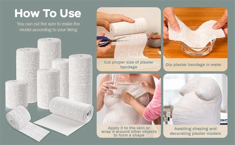 Amazon Ft Ft Plaster Cloth Rolls White Gauze Strips Wrap