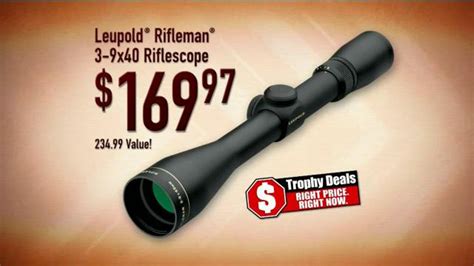 Bass Pro Shops Trophy Deals Tv Commercial Rifle Scope Ispot Tv