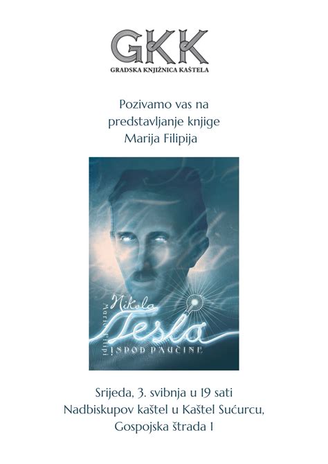 Predstavljanje Knjige Nikola Tesla Ispod Pau Ine Marija Filipija