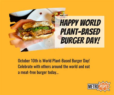 World Plant Based Burger Day