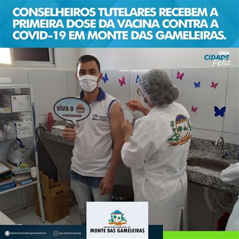 Prefeitura Municipal De Monte Das Gameleiras Primeira Dose Da Vacina