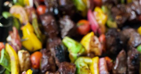 Grilled Balsamic Beef Kabobs Recipe Yummly